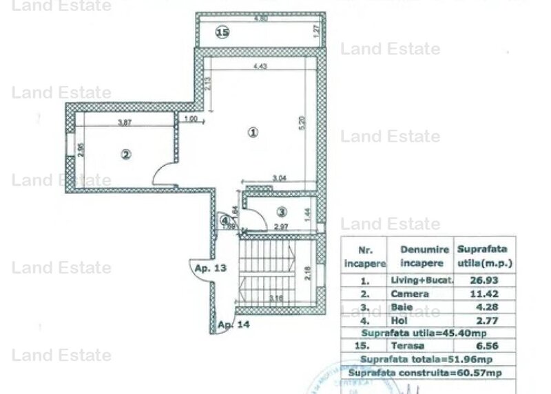 Crangasi, 300 m metrou, 2 camere constructie 2014, centrala